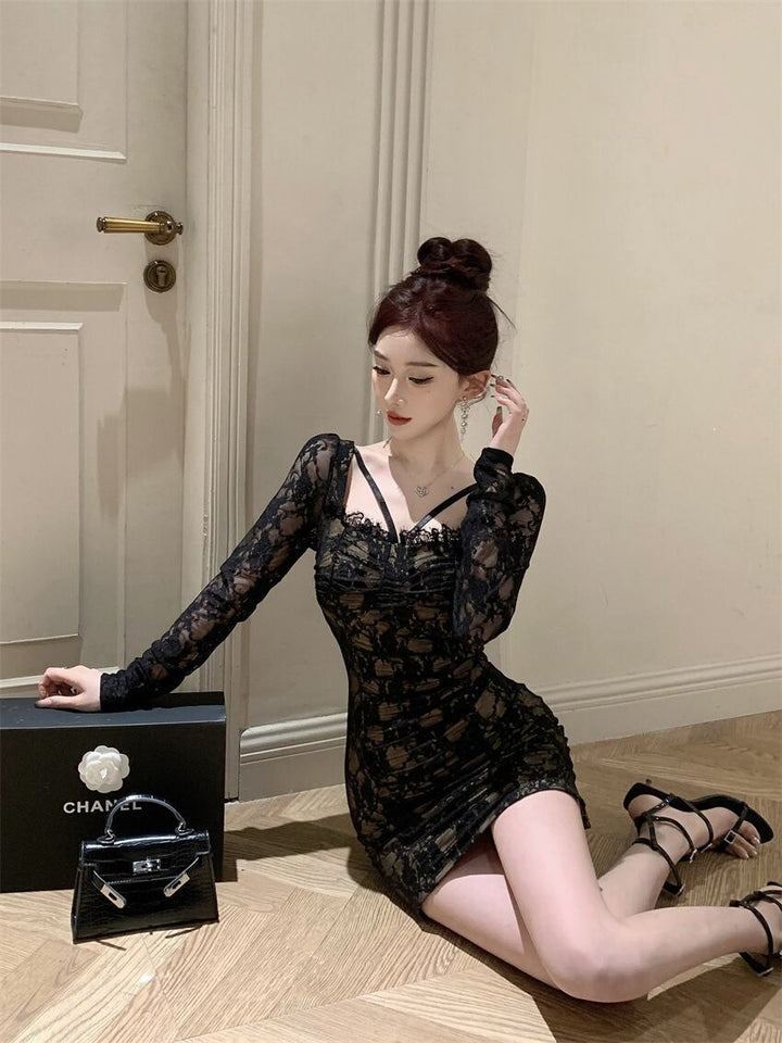 【dress】レースデートワンピース　M28315