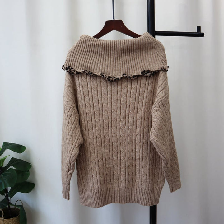 【tops】ボートネックニットセーター　M26870