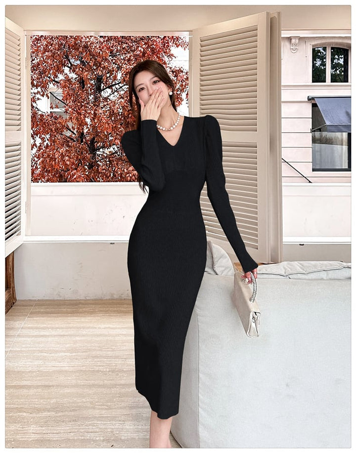 【dress】ニットワンピース　M26036