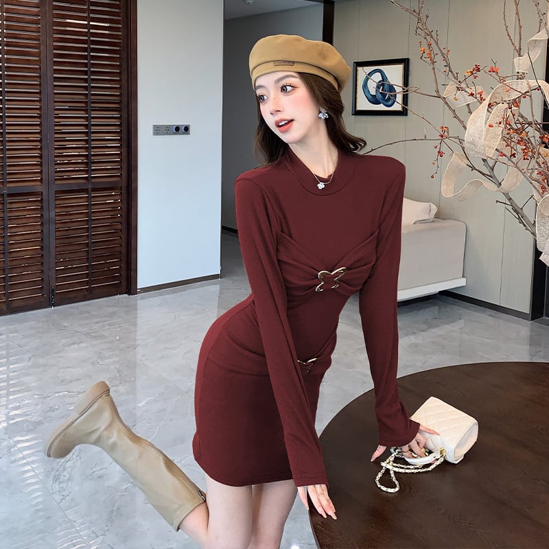 【dress】着瘦せワンピース　M27002