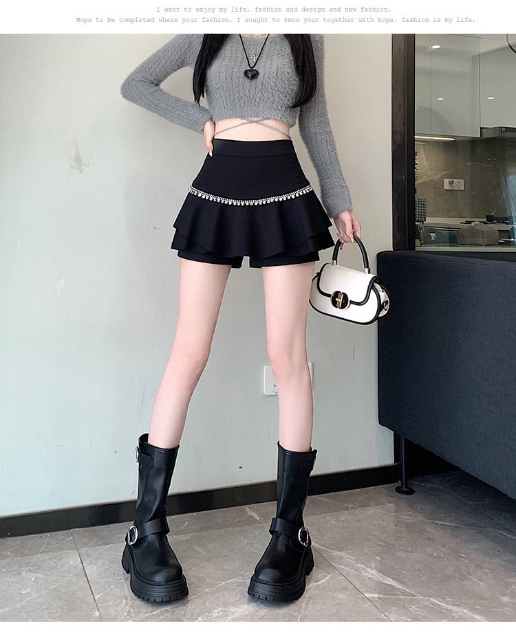 【bottoms】キュロットパンツ　 M26582