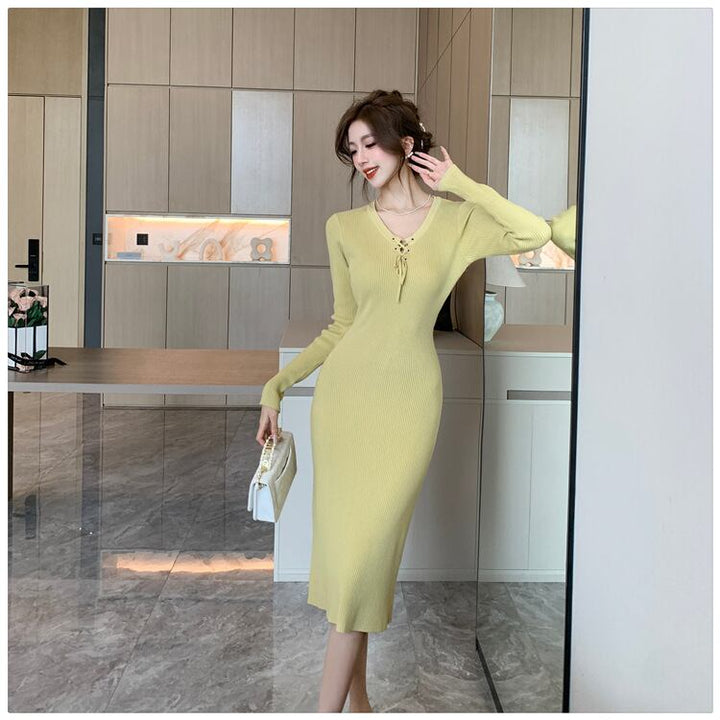 【dress】ニットワンピース　M18562