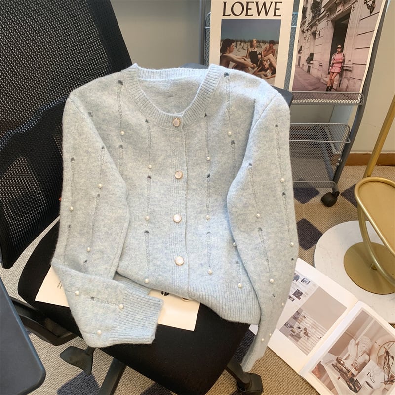 【outer】ニットカーデ　M21210