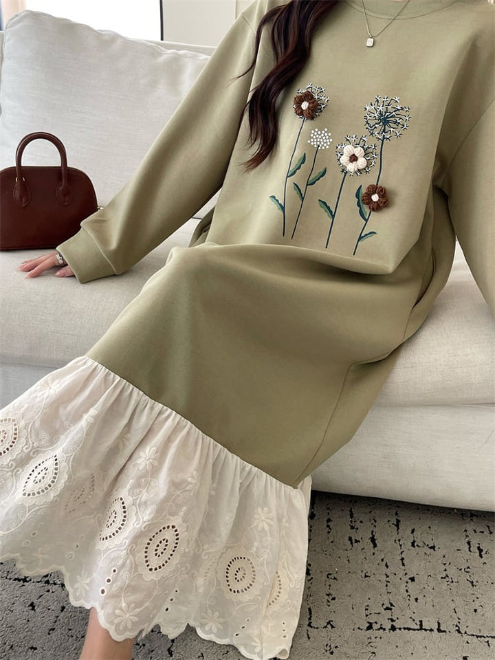 【dress】ドッキングカジュアルワンピース　M28935