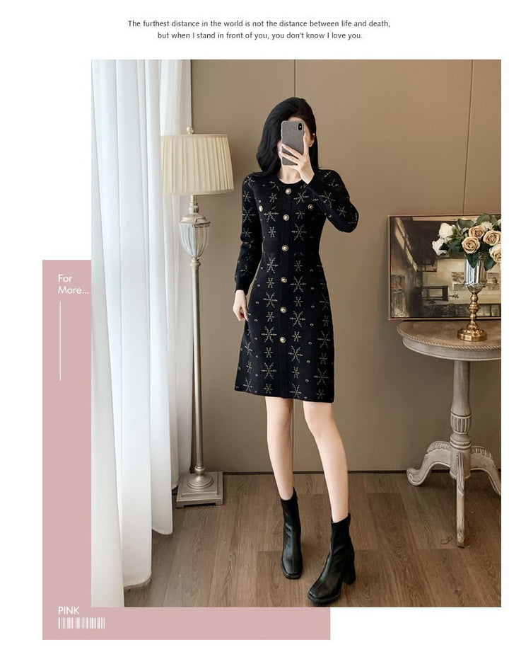 【dress】ニットワンピース　M27684