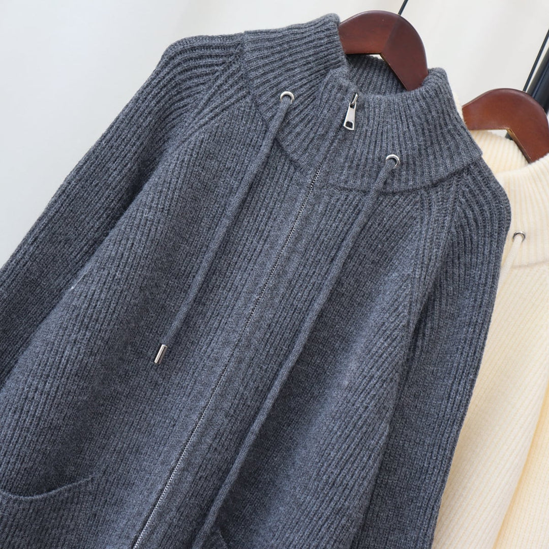 【outer】ロング丈ニットカーデ　M18347