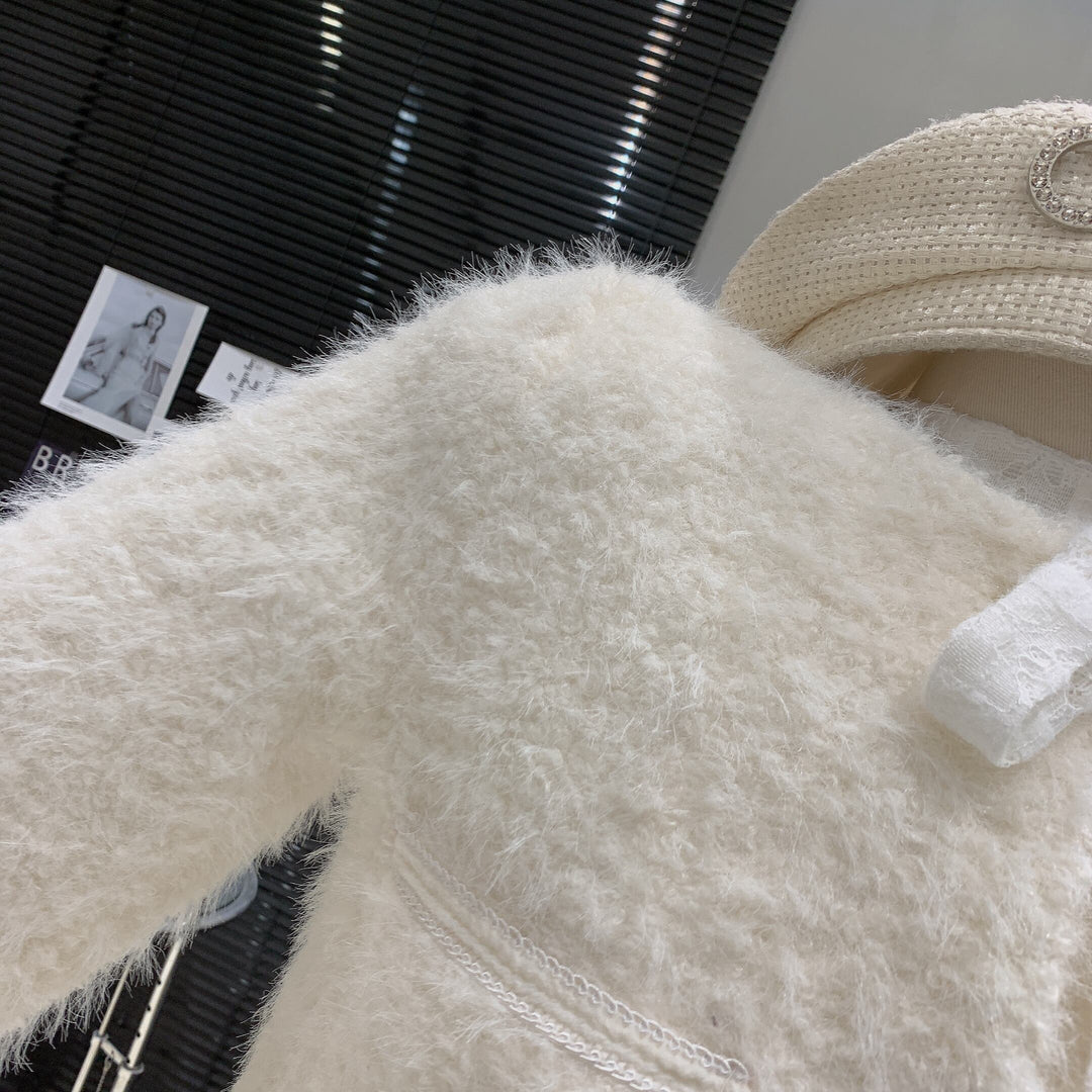 【outer】ファーショートコート　M28441