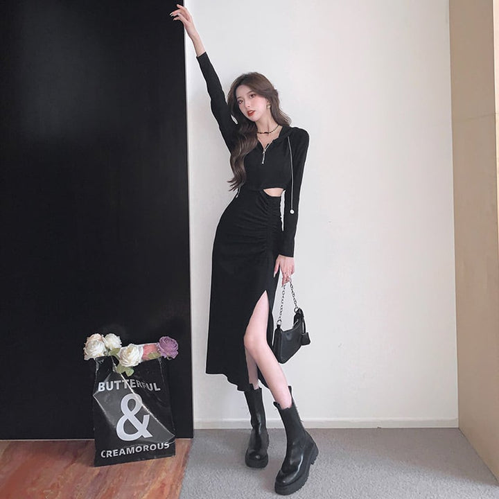【dress】フード付きワンピース　M26654