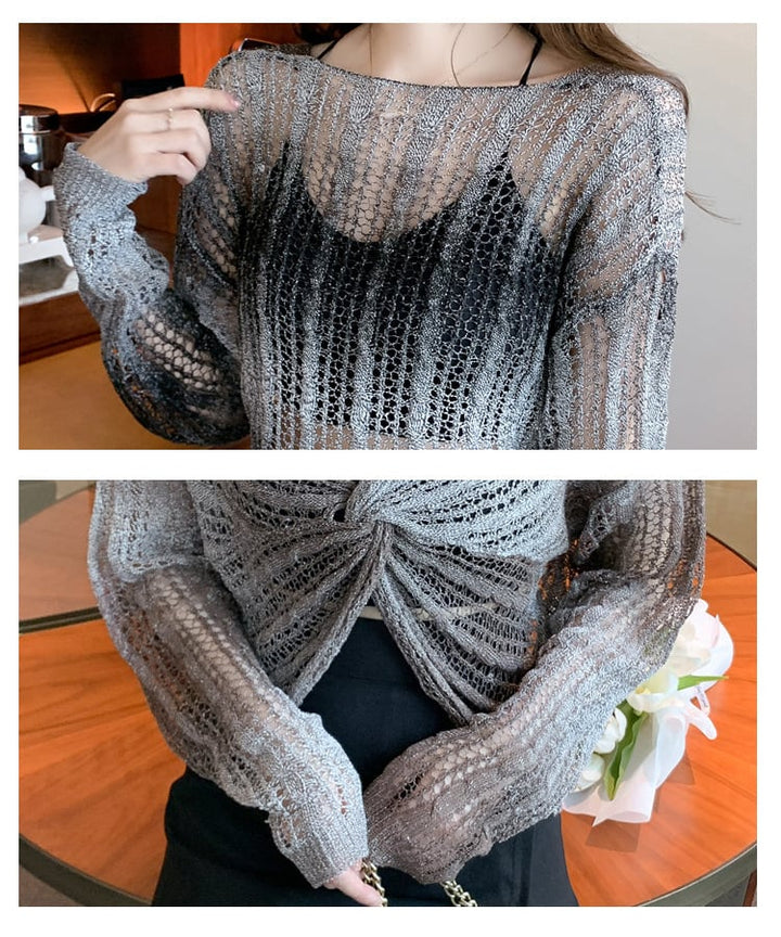 【tops】2WAYクロスカットワークトップス　M25583