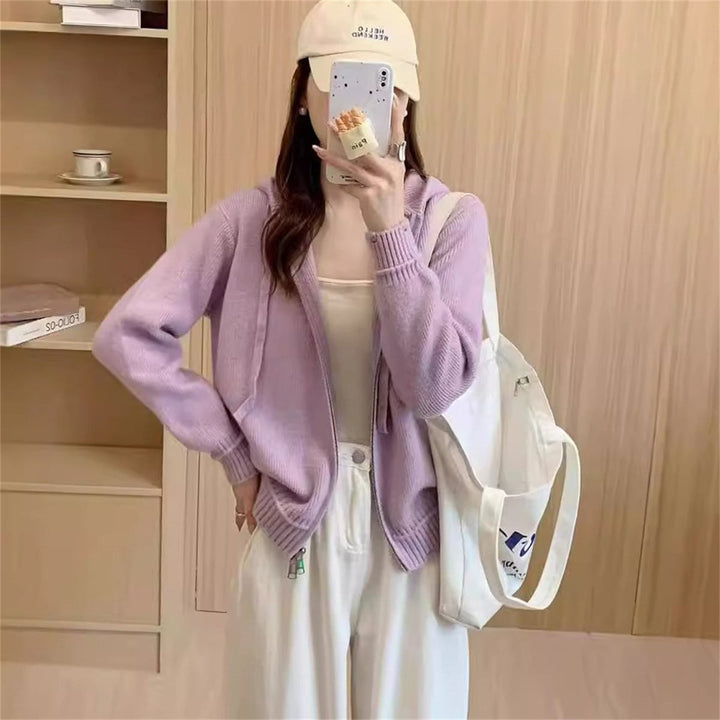 【outer】Wジップニットカーデ　M25955