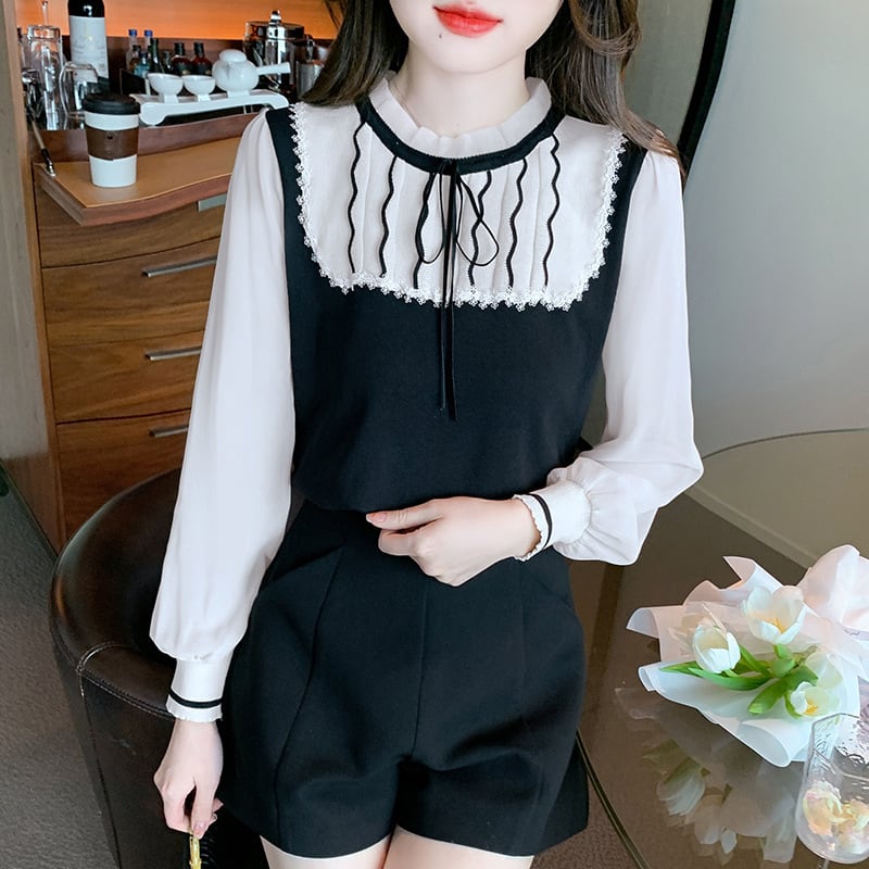 【tops】チュールシャツトップス　M20997