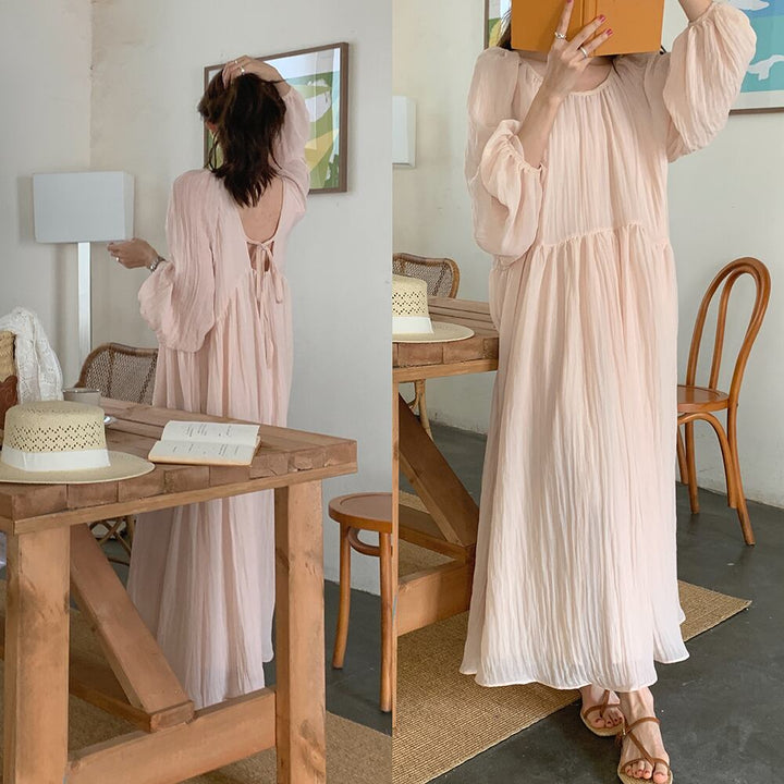 【dress】バックレスワンピース　M29777