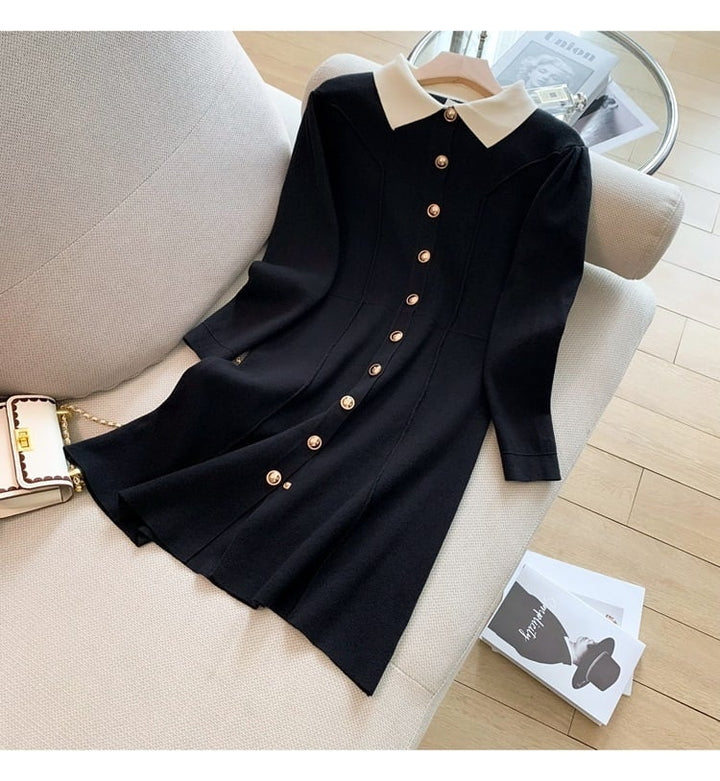 【dress】ニットワンピース　M25426