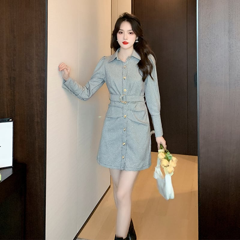 【dress】人気上昇中 chicファッションデートワンピース　M17479