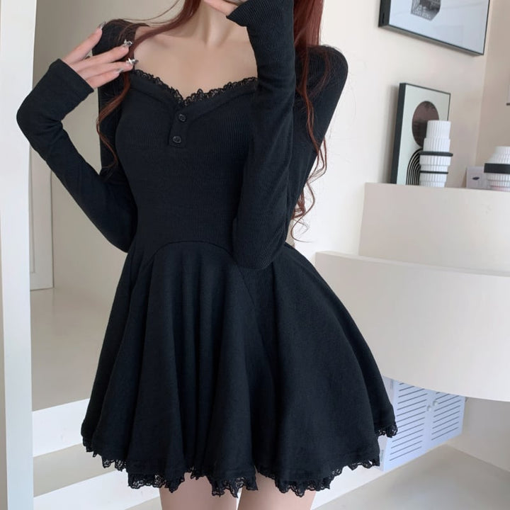 【dress】ニットワンピース　M27103