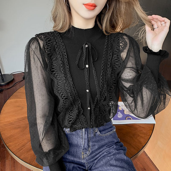 【tops】ドッキングブラウス　M29370