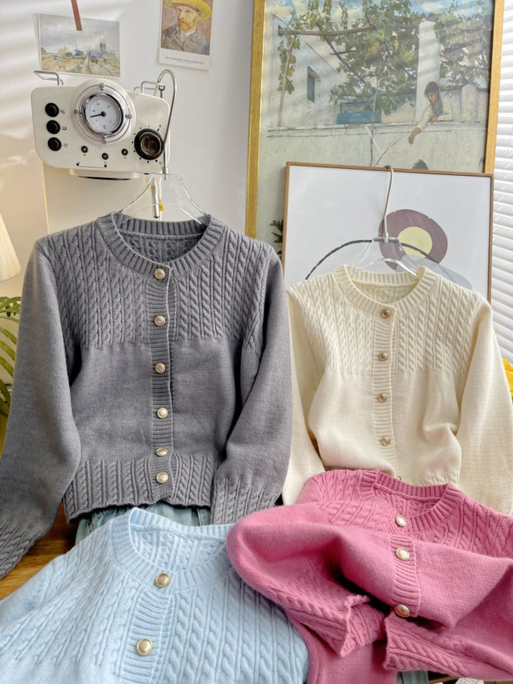 【outer】ニットカーデ　M25474