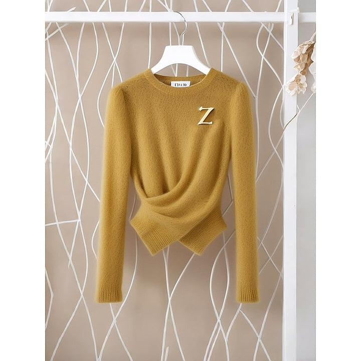 【tops】クロスニットトップス　M28765