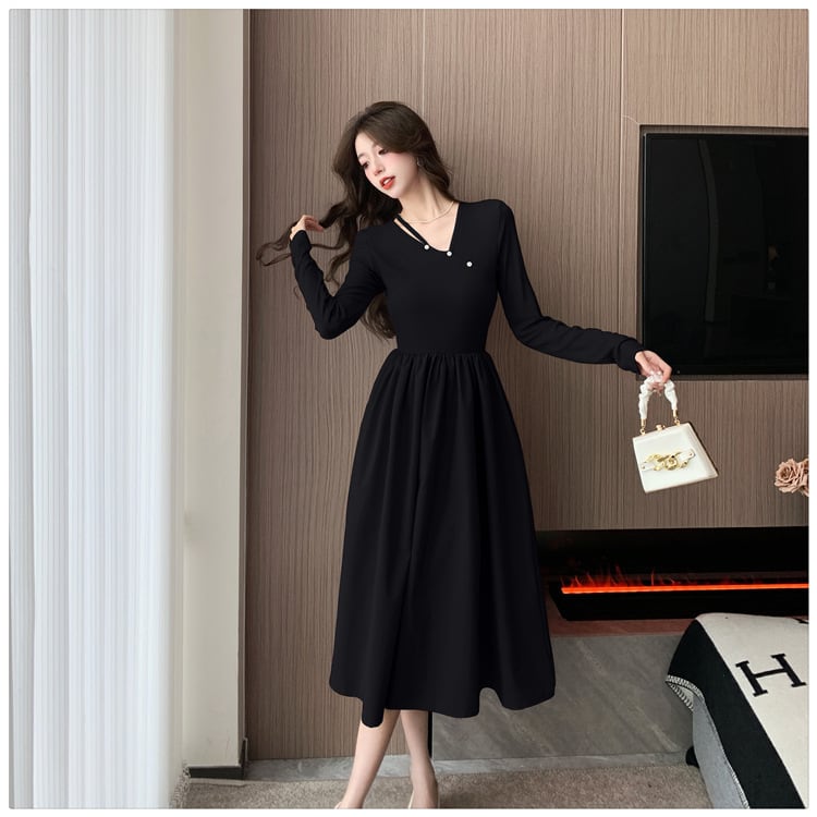 【dress】絶対欲しい ファッションシンプルワンピース　M17322
