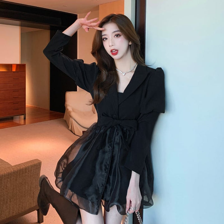 【dress】おしゃれ度高まるエレガントデートワンピース　M17423