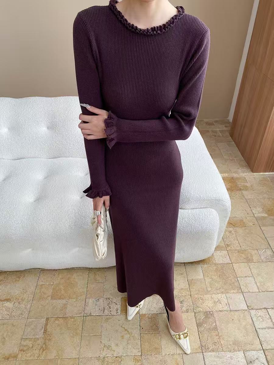 【dress】ニットワンピース  K0657