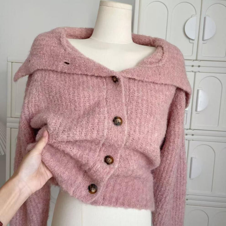 【outer】ニットカーデ　M27858