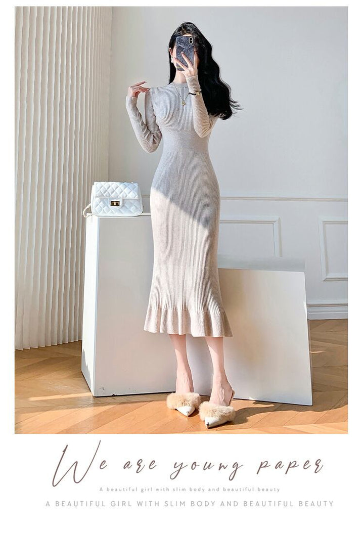 【dress】ニットワンピース　M19055