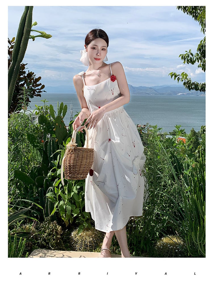 【dress】高級感 エレガントオシャレキャミワンピース　M17303