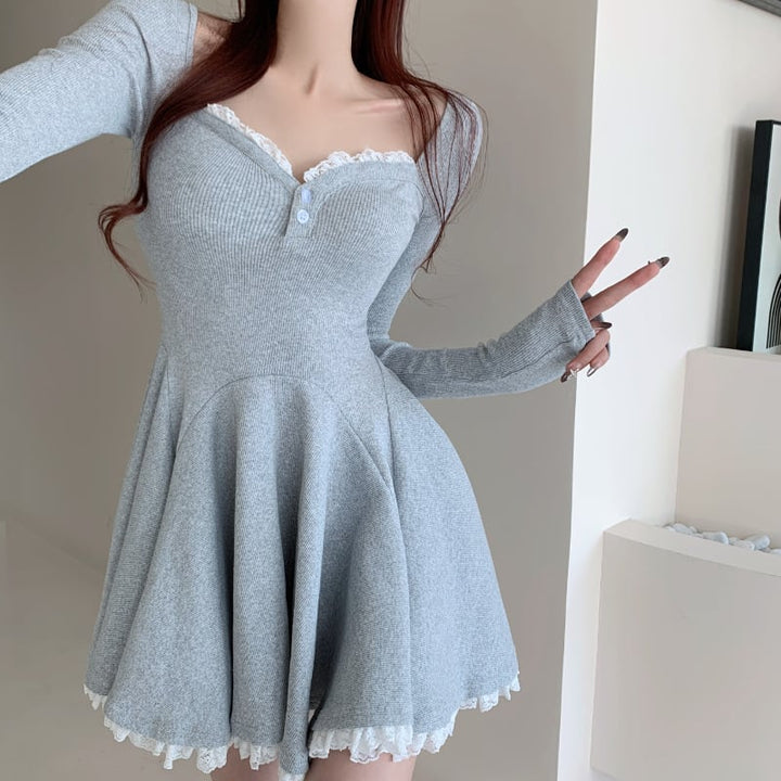 【dress】ニットワンピース　M27103
