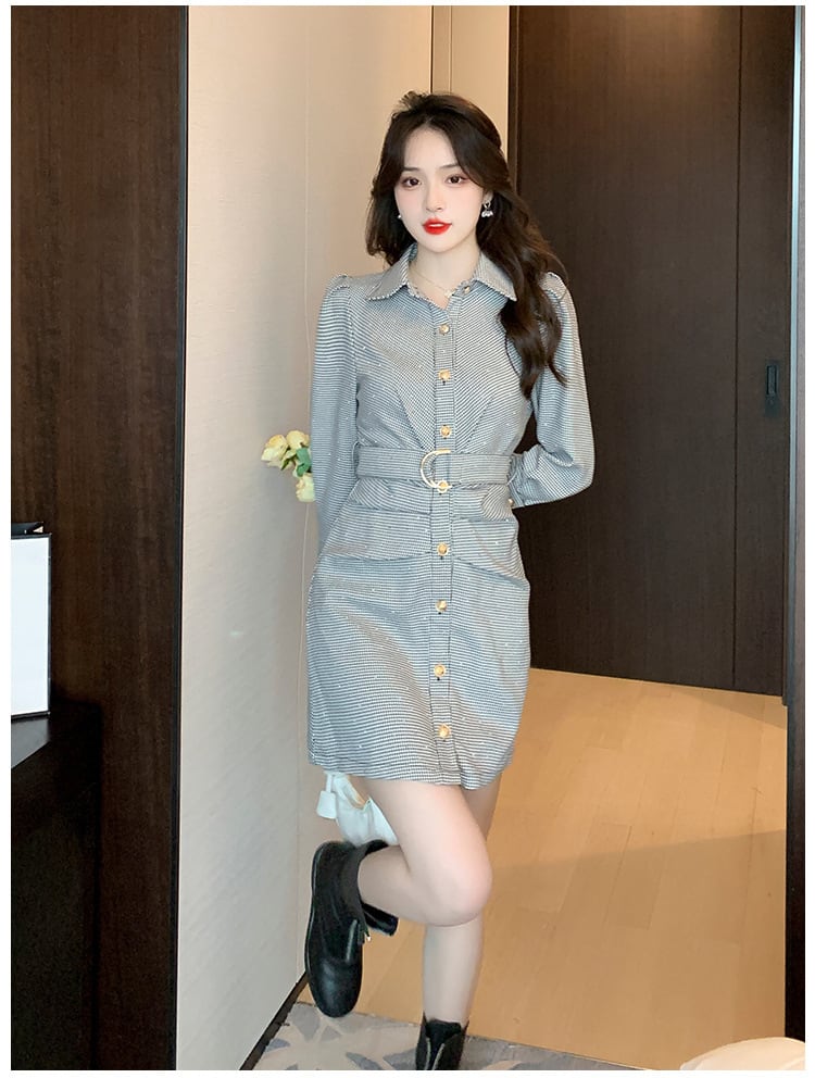 【dress】人気上昇中 chicファッションデートワンピース　M17479