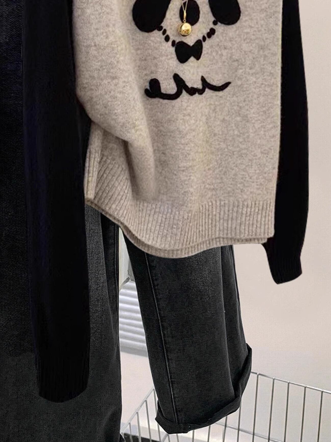 【tops】クルーネックニットセーター　M29304