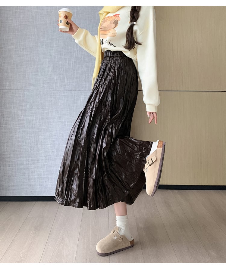 【bottoms】ロング丈スカート　M25630