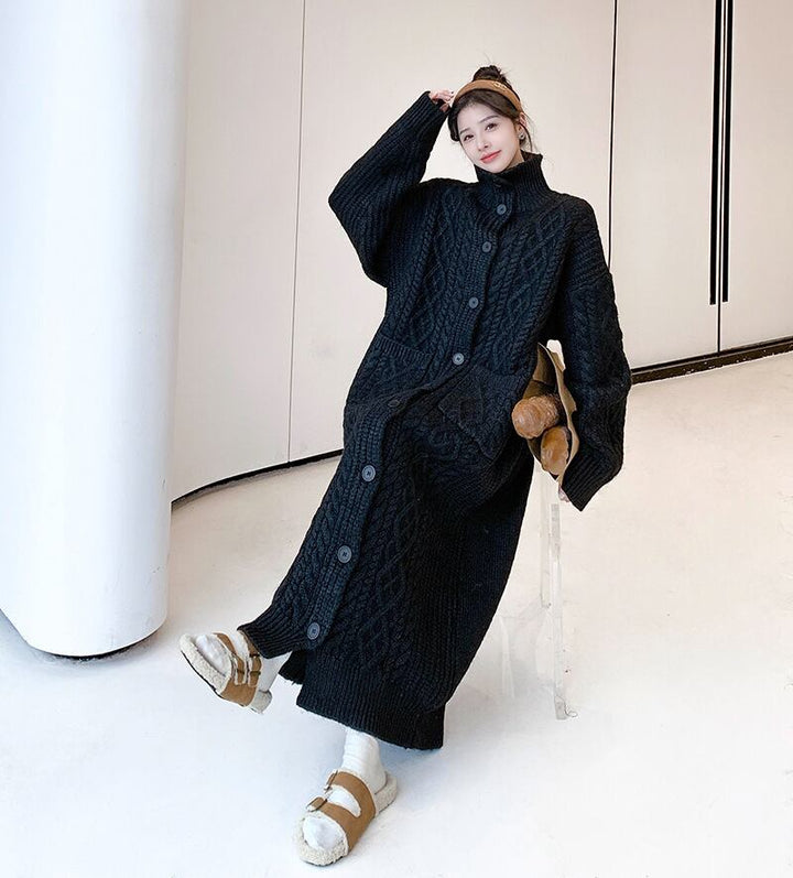 【dress】ロングニットワンピース　N2187