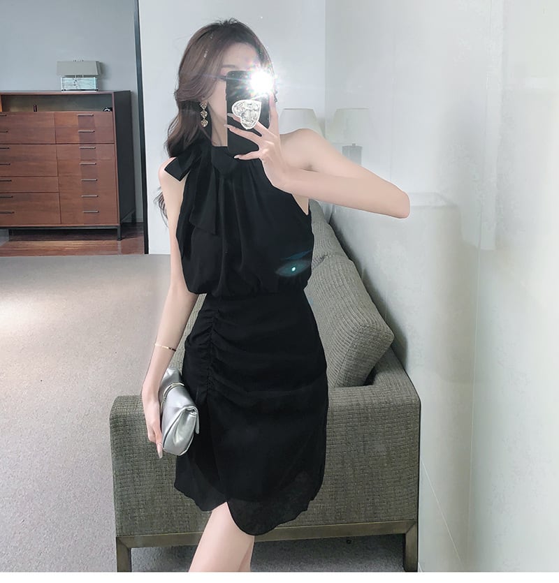 【dress】ノースリーブエレガントデートワンピース　M17356