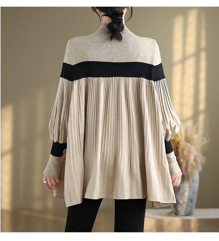 【tops】ドッキングニットトップス　M28451