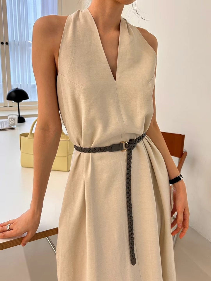 【dress】ホルターネックワンピース　M24730
