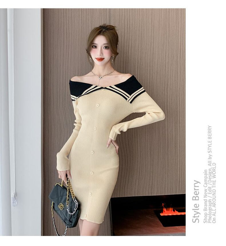 【dress】ニットワンピース　M18770