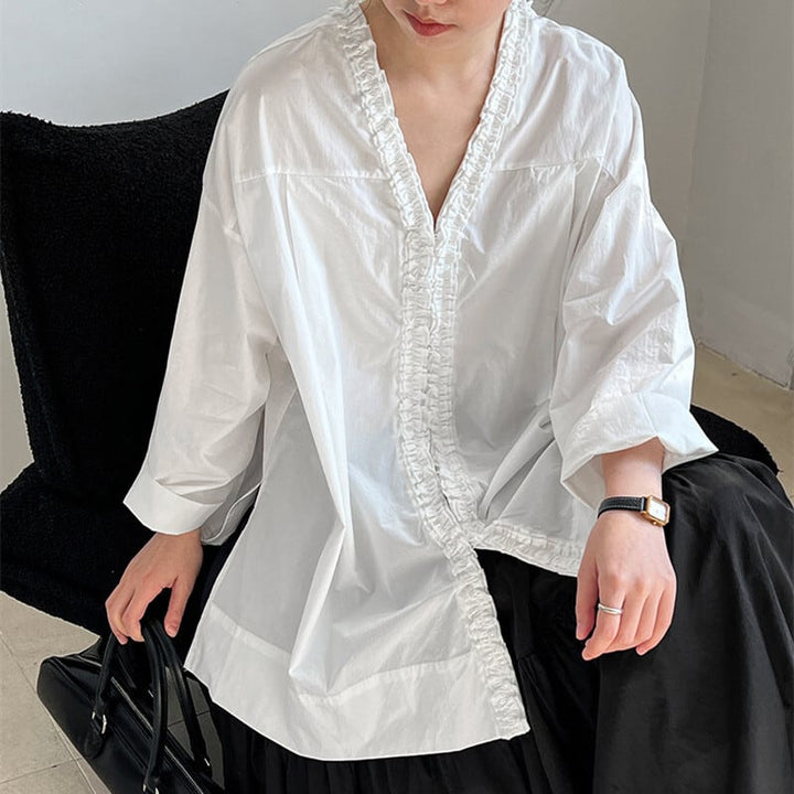 【tops】2WAYギャザーフリルトップス　N2989