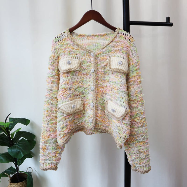 【outer】ニットカーデ　M26124