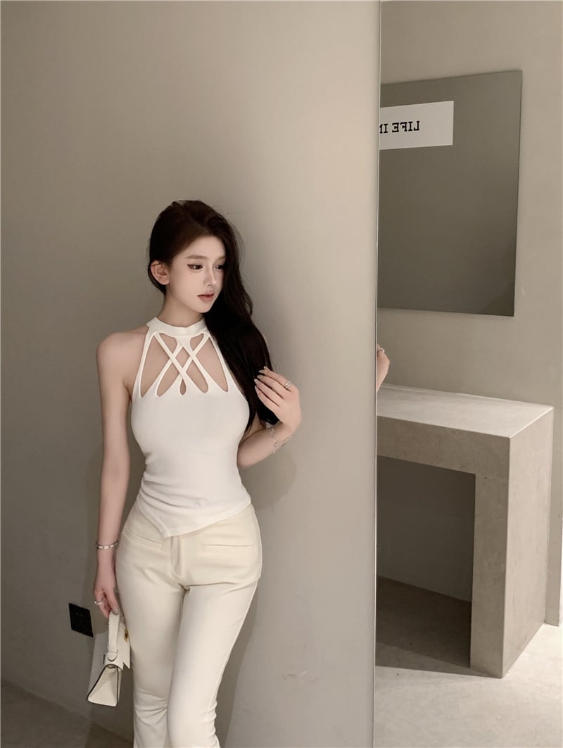【tops】ノースリーブトップス　M25232