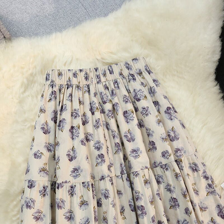 【bottoms】プリントスカート　M23939