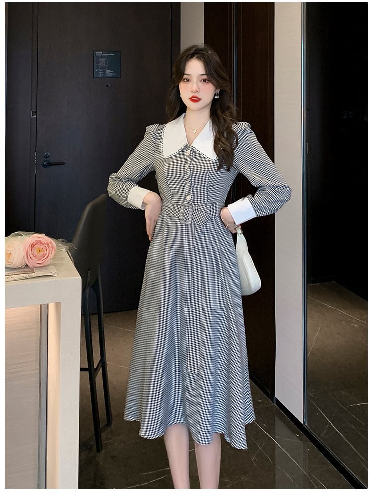 【dress】早い者勝ちエレガントドールカラーワンピース　M17422