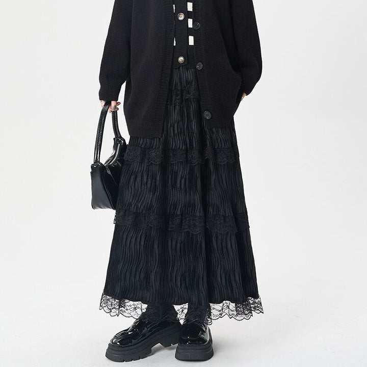 【bottoms】レースドッキングスカート　M27766