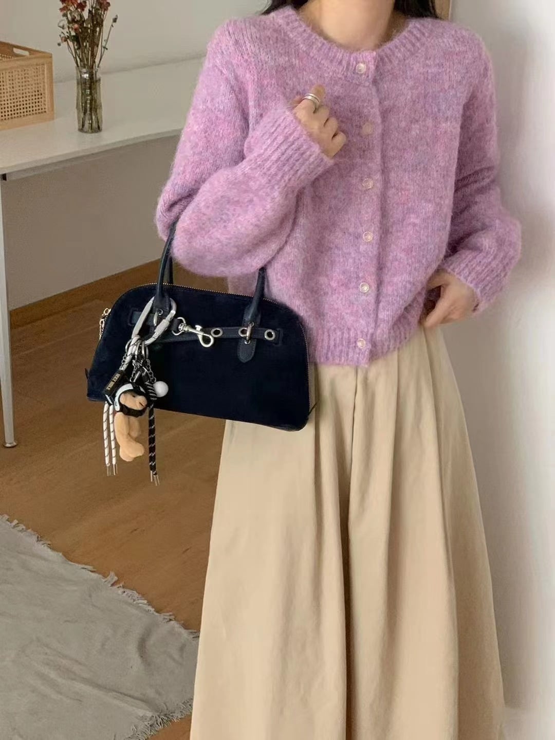【outer】ニットカーデ　M26756