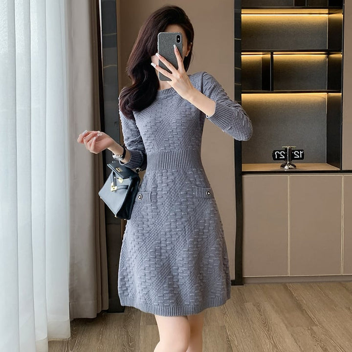 【dress】ニットワンピース　M25485