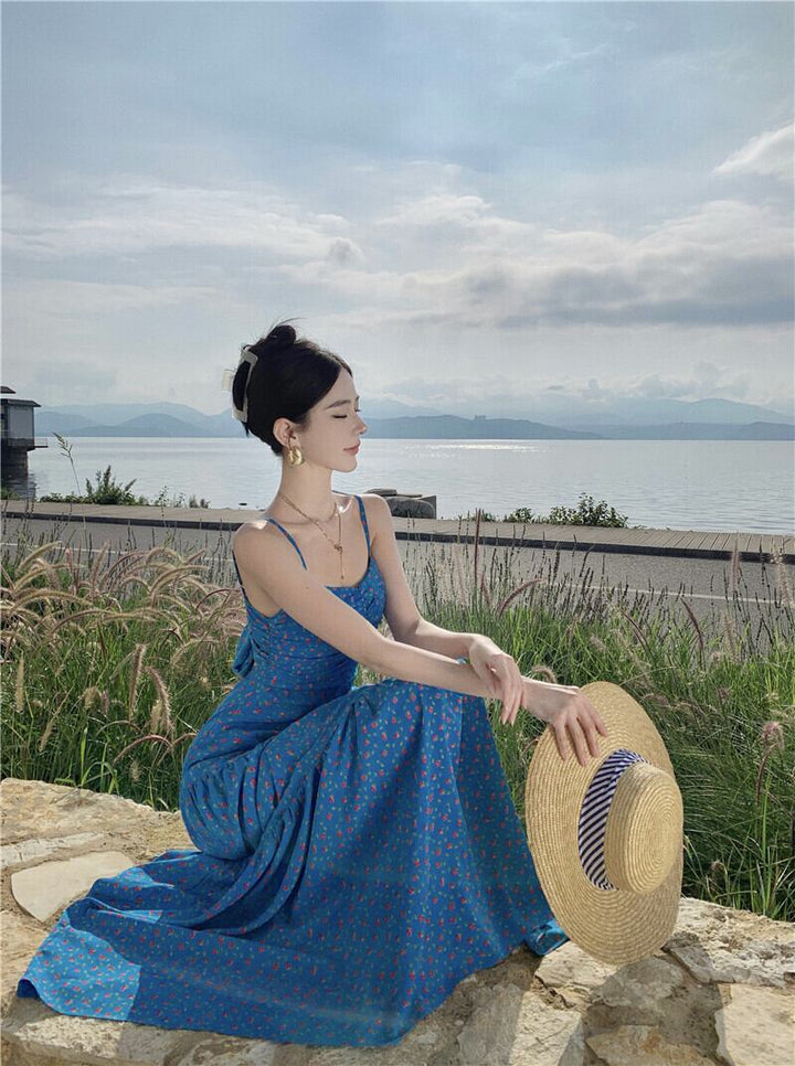 【dress】リボン付きキャミワンピース　M24924