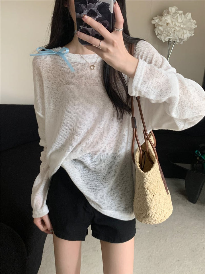 【tops】長袖Tシャツ　M25268