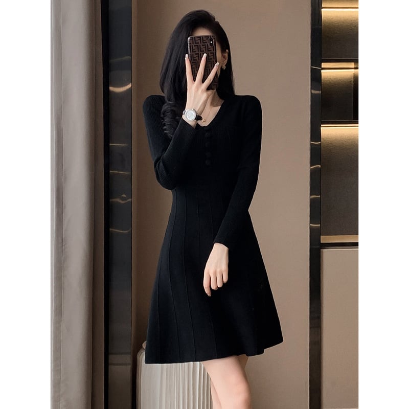 【dress】ニットワンピース　M21353