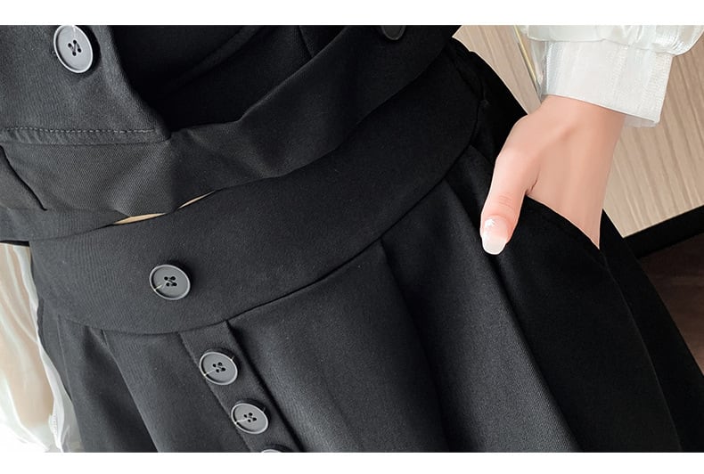 【dress】女子力アップエレガントデーワンピース着瘦せ　M17315