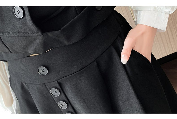 【dress】女子力アップエレガントデーワンピース着瘦せ　M17315